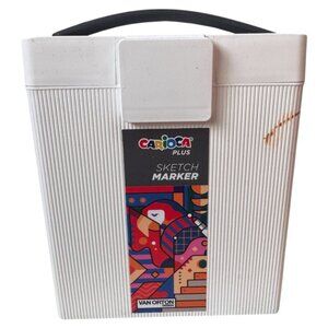 Carioca Plus 32 piece alcohol based chisel tip/brush‎ tip sketch markers